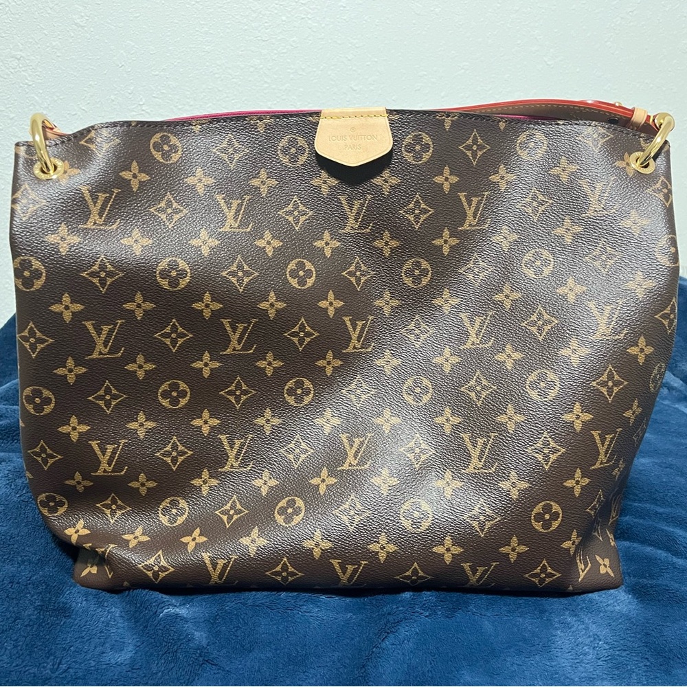 Louis Vuitton Classic Brown Monogram Shoulder Bag with Wallet